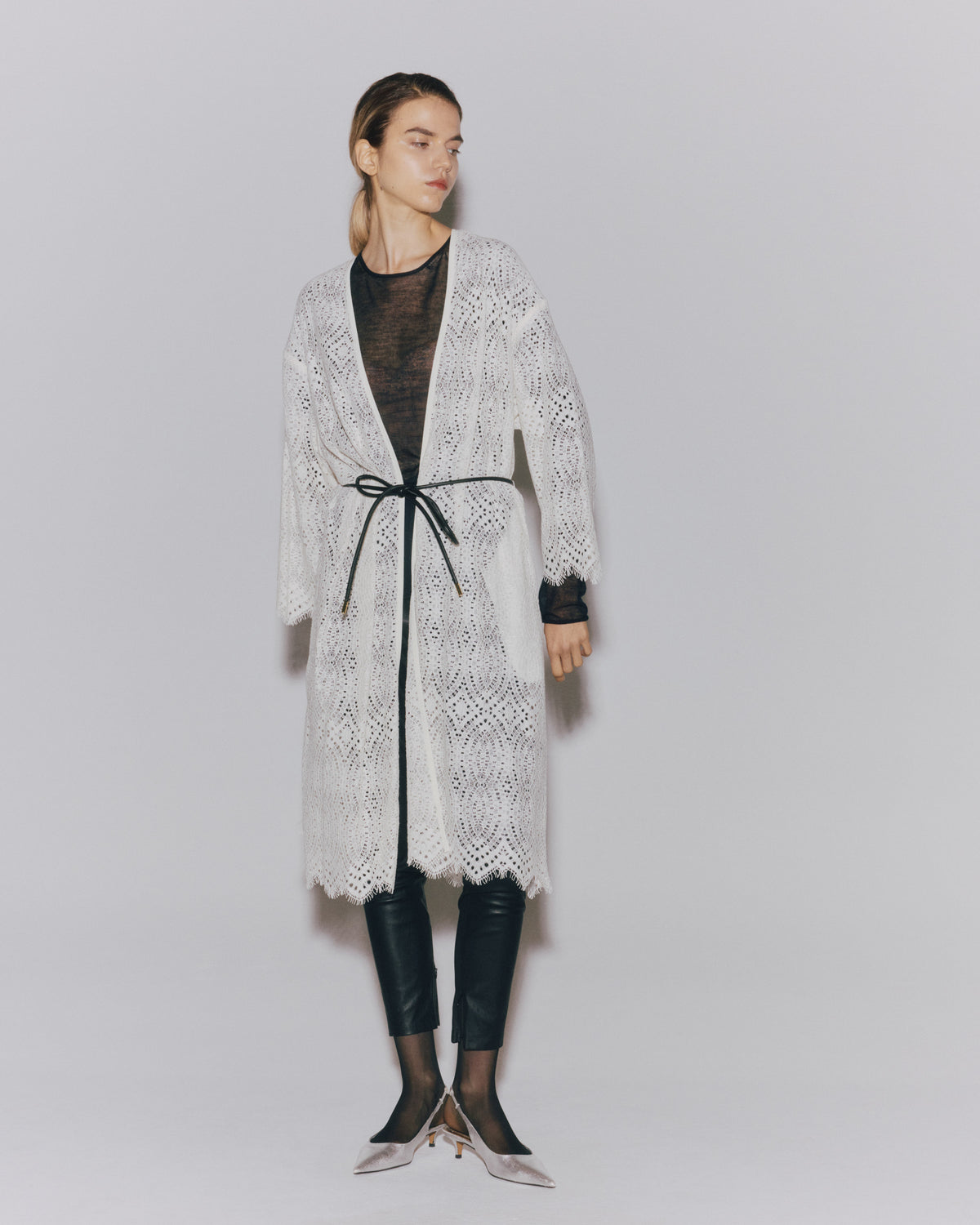GUIPURE LACE DEEP/V JACKET