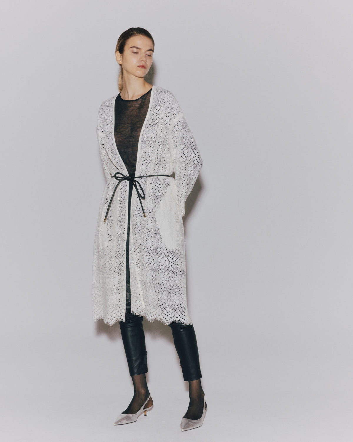 GUIPURE LACE DEEP/V JACKET
