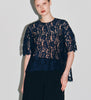 LEAVER LACE WITH GROSGRAIN TOPS