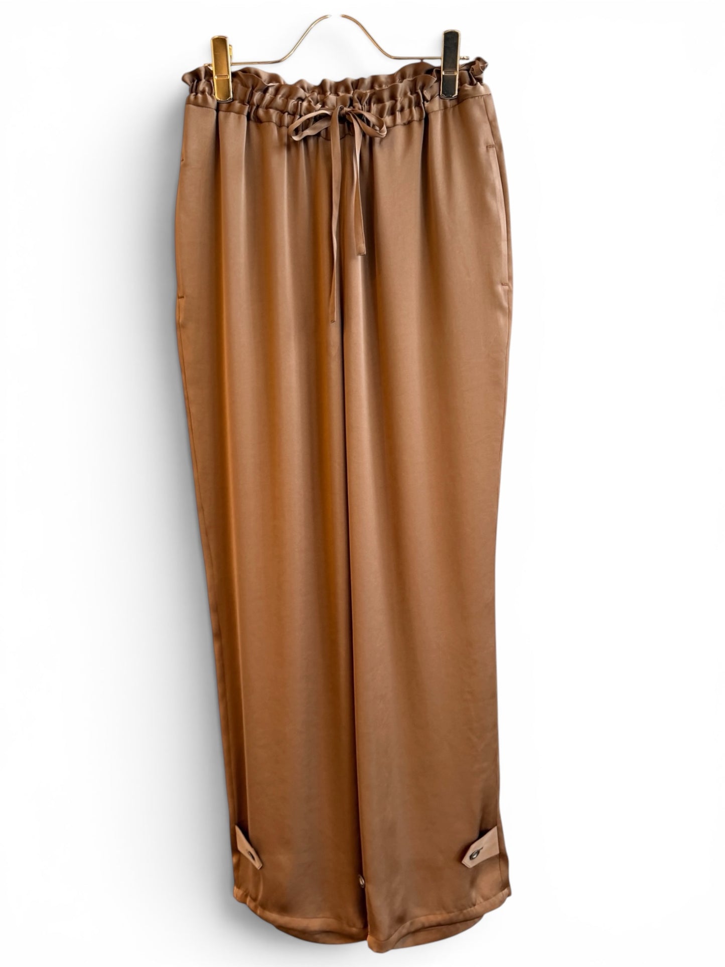 VIN SATIN DRAW-CORD PANTS