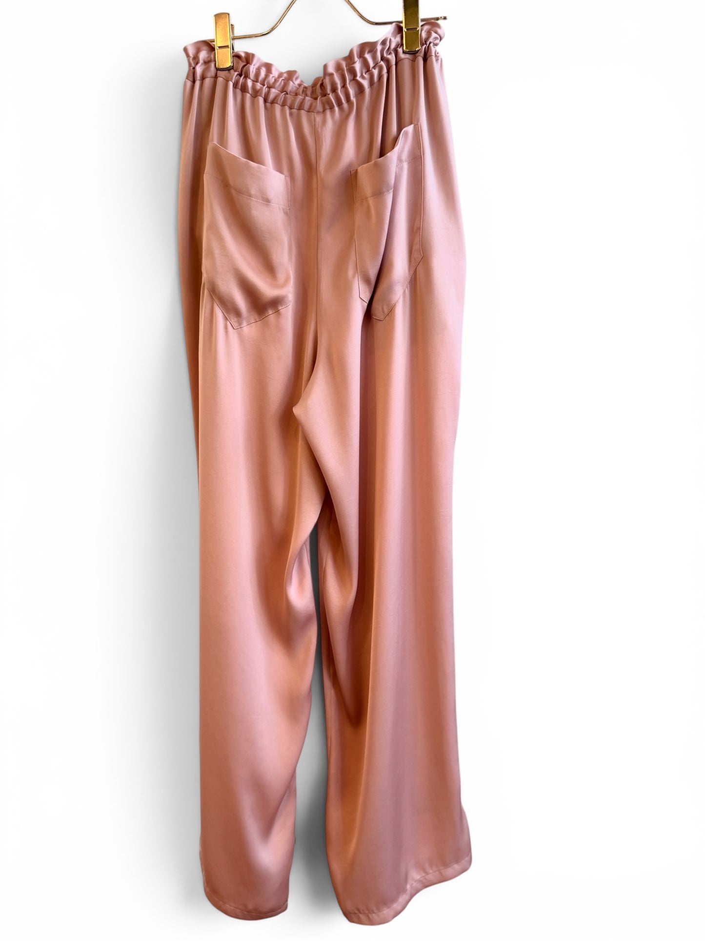 VIN SATIN DRAW-CORD PANTS