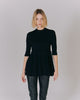 RYN RIB PEPLUM TOPS