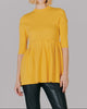 RYN RIB PEPLUM TOPS