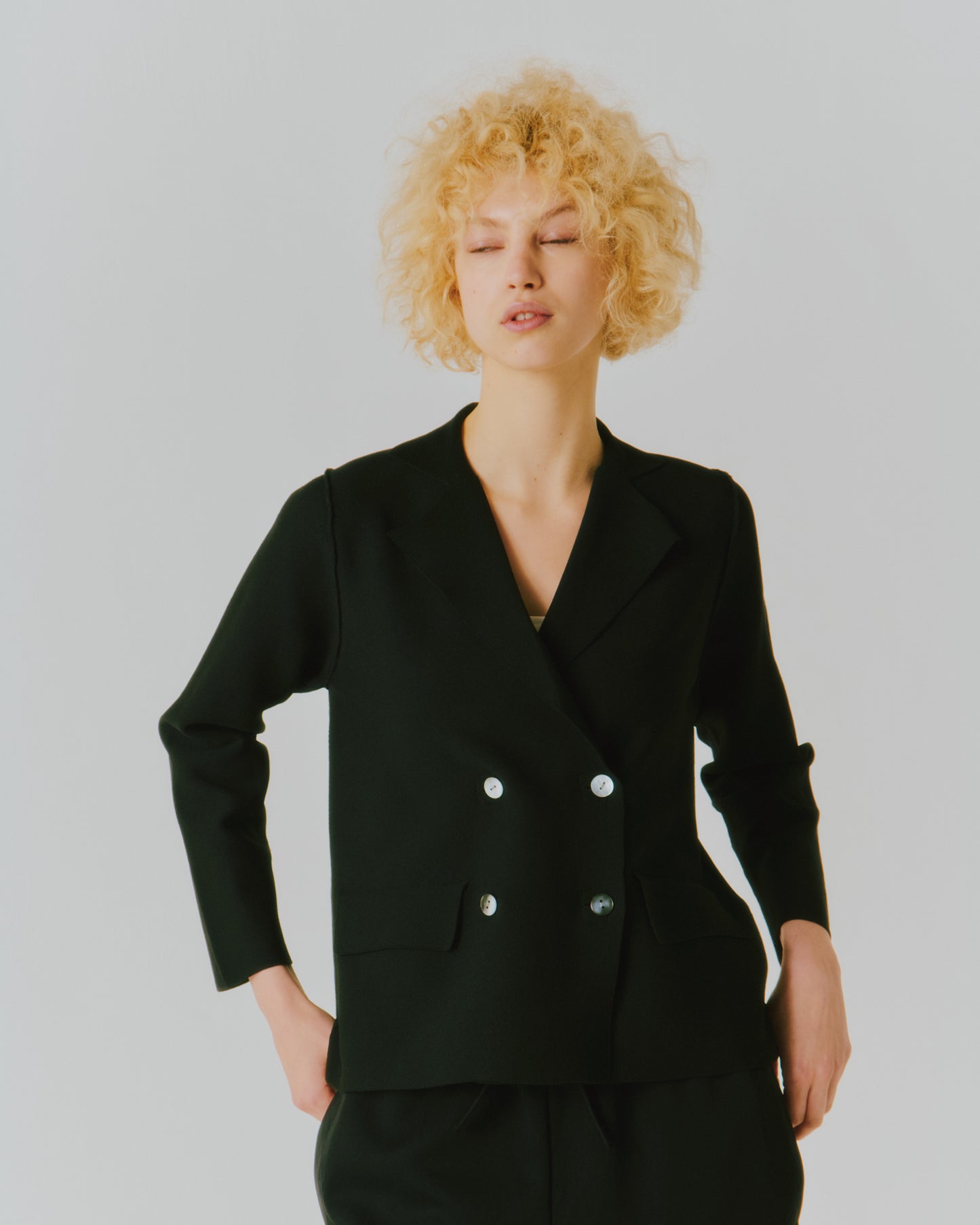 GARTER 4BW KNIT JACKET