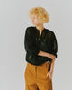 COTTON SHEER ZIP-UP BLOUSON