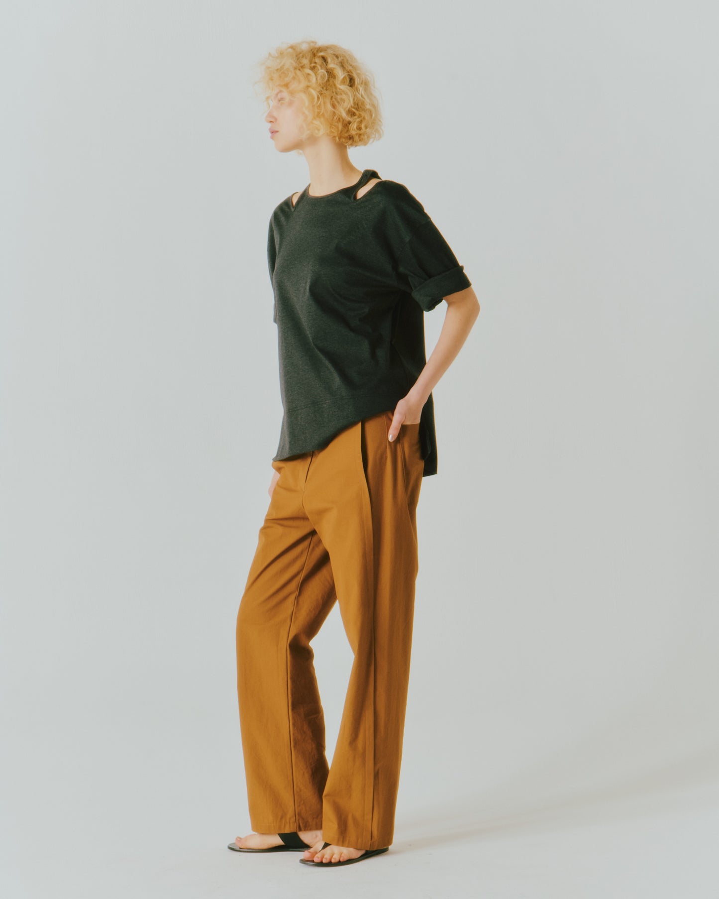 [Free Shipping] SMOOTH CO NECK/OPEN TOPS