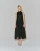 TRICOT LACE TIERED DRESS