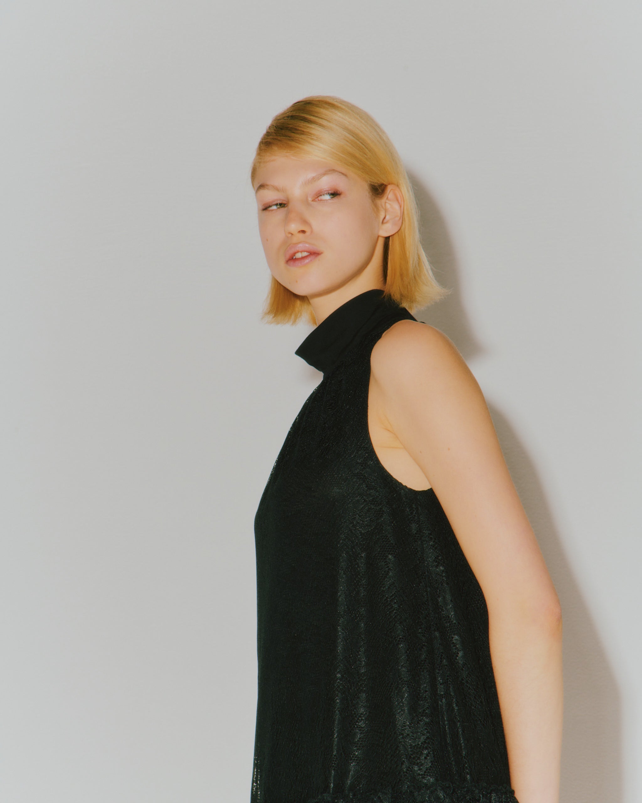TRICOT LACE TIERED DRESS – Room no.8 ONLINE SHOP