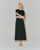 FLESHY JERSEY DRAPE DRESS