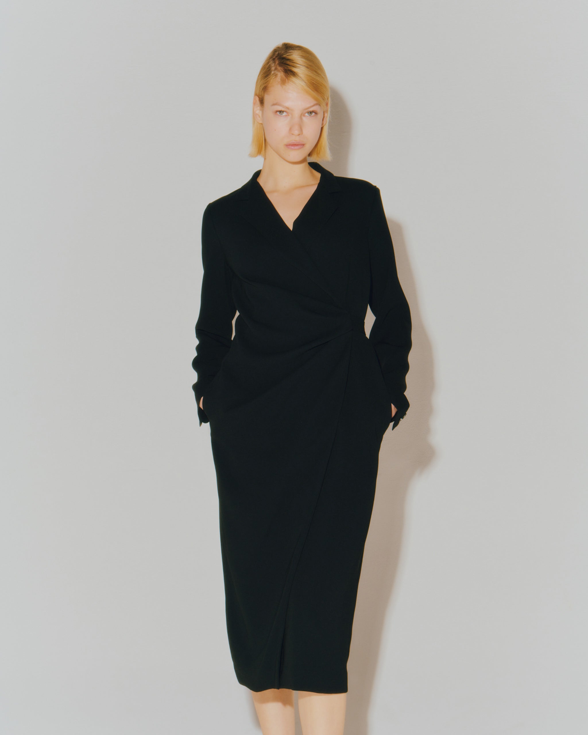 GEORGETTE WRAPPED DRESS – Room no.8 ONLINE SHOP