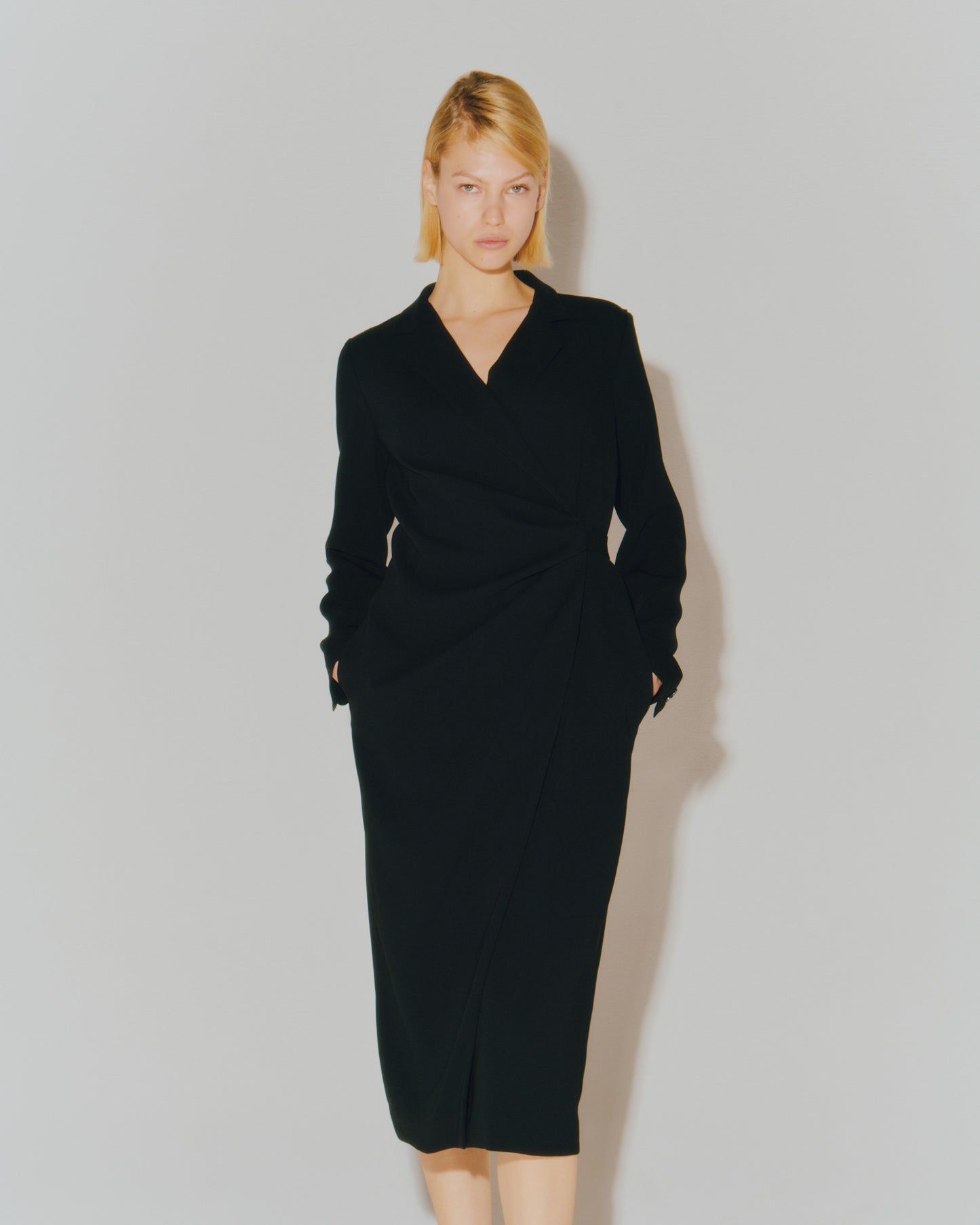 GEORGETTE WRAPPED DRESS