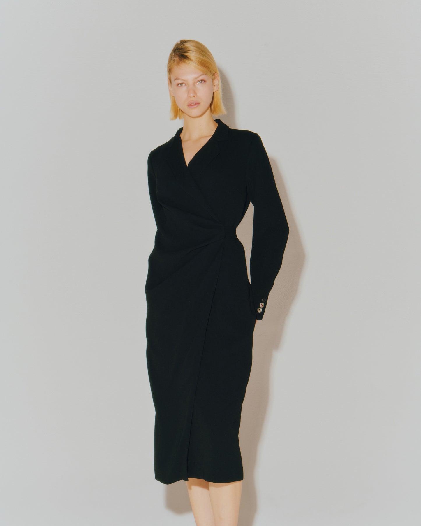 GEORGETTE WRAPPED DRESS