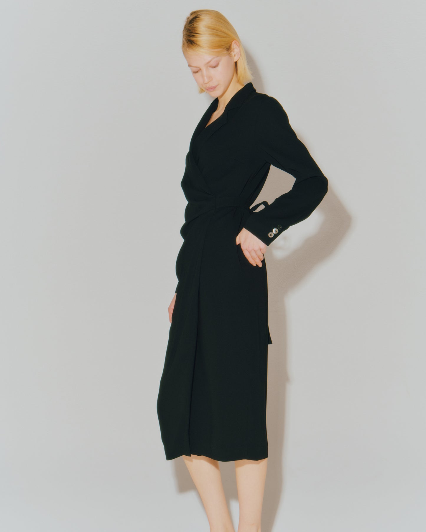 GEORGETTE WRAPPED DRESS