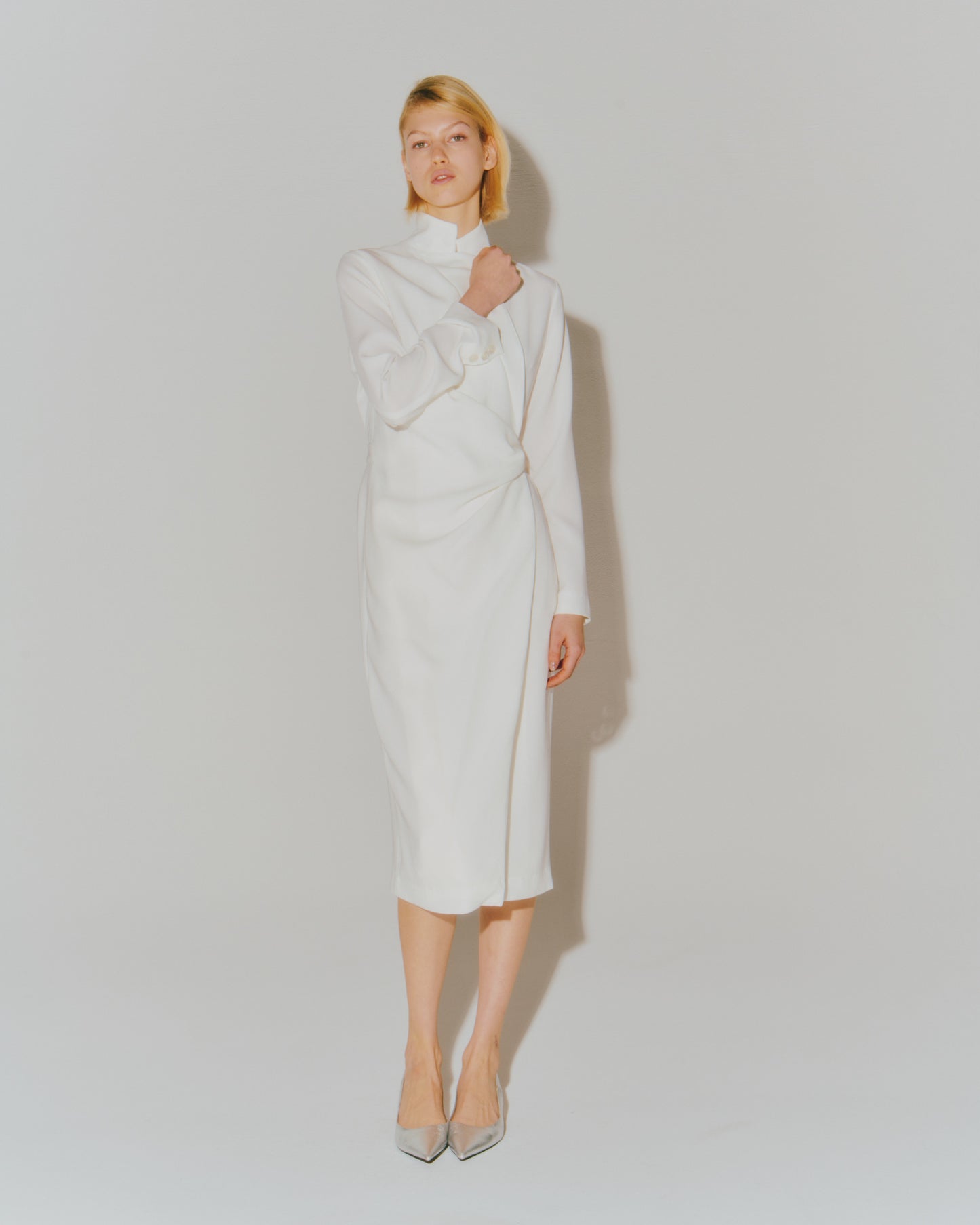 GEORGETTE WRAPPED DRESS