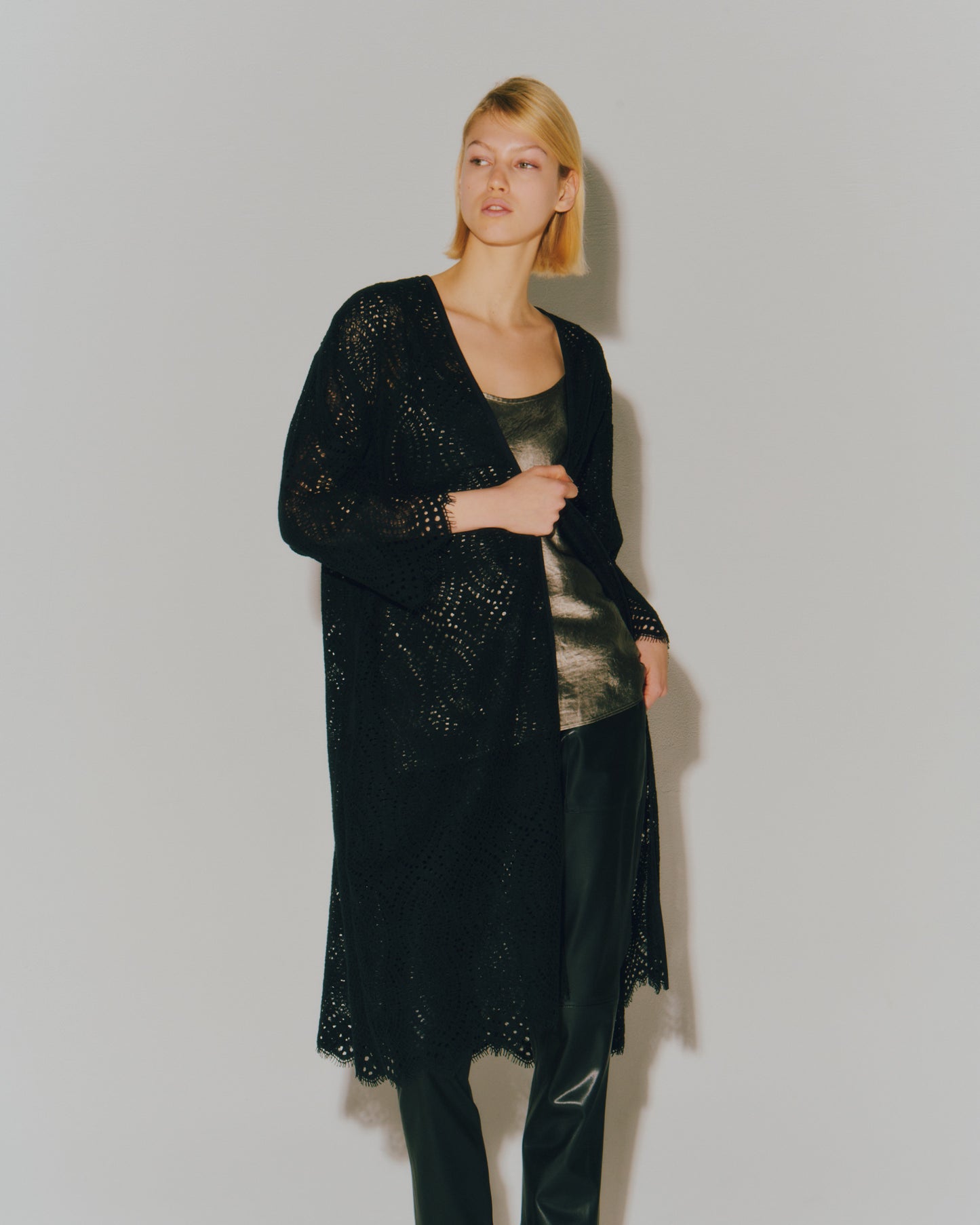 GUIPURE LACE DEEP/V JACKET