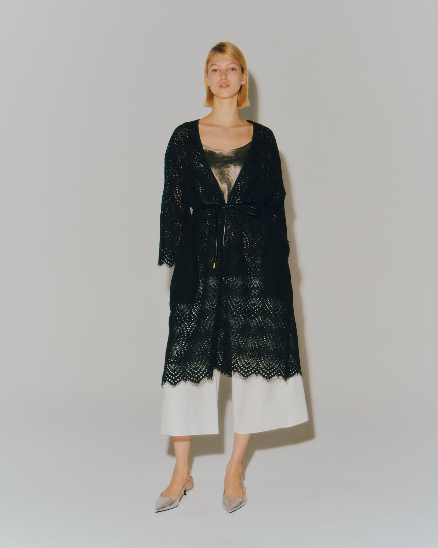 GUIPURE LACE DEEP/V JACKET