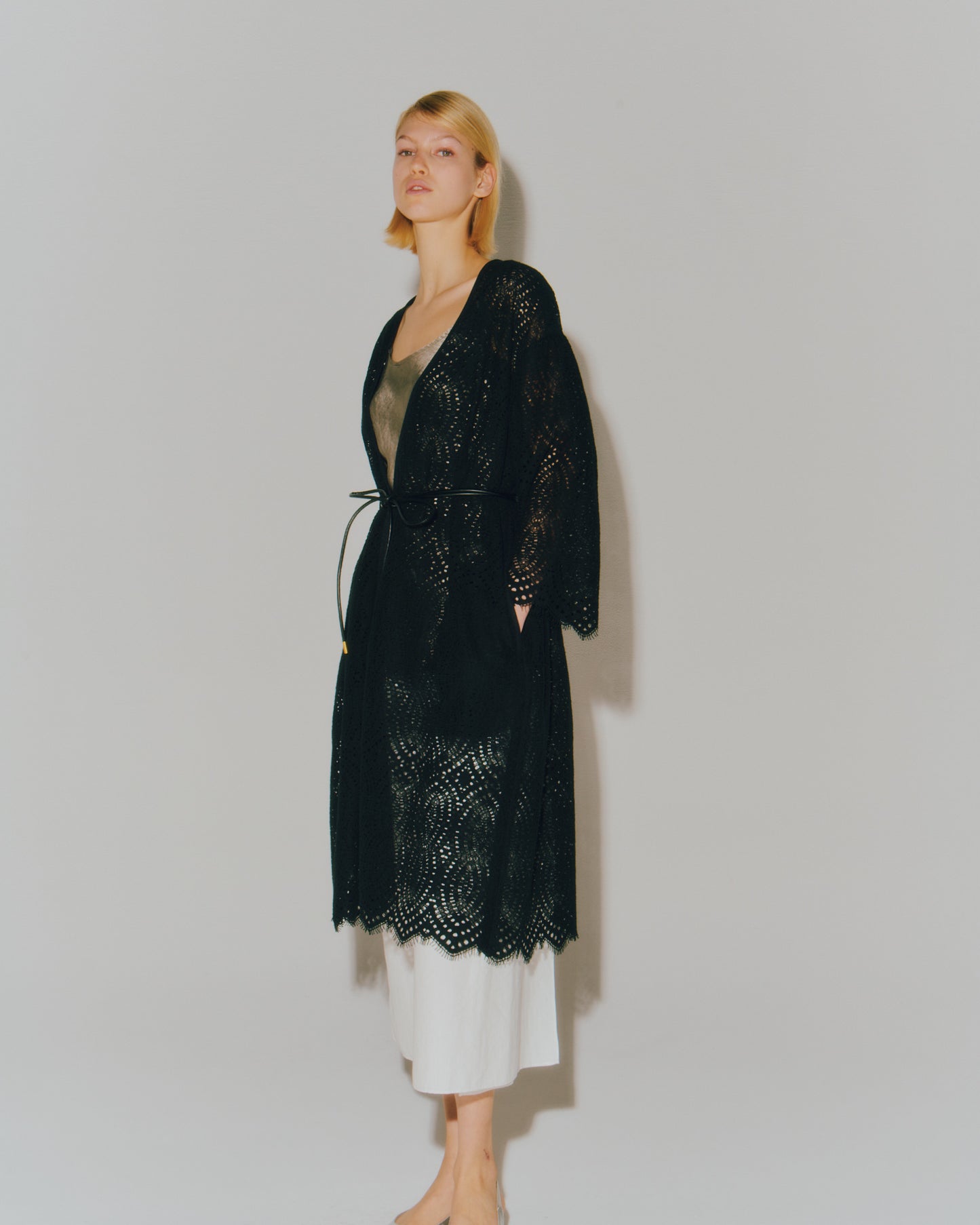 GUIPURE LACE DEEP/V JACKET