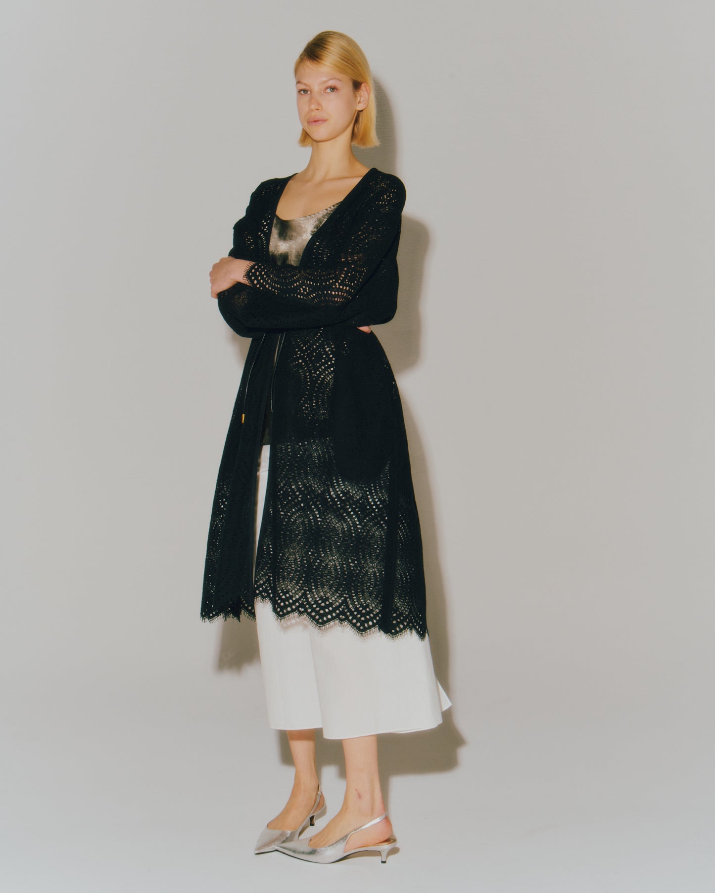 GUIPURE LACE DEEP/V JACKET
