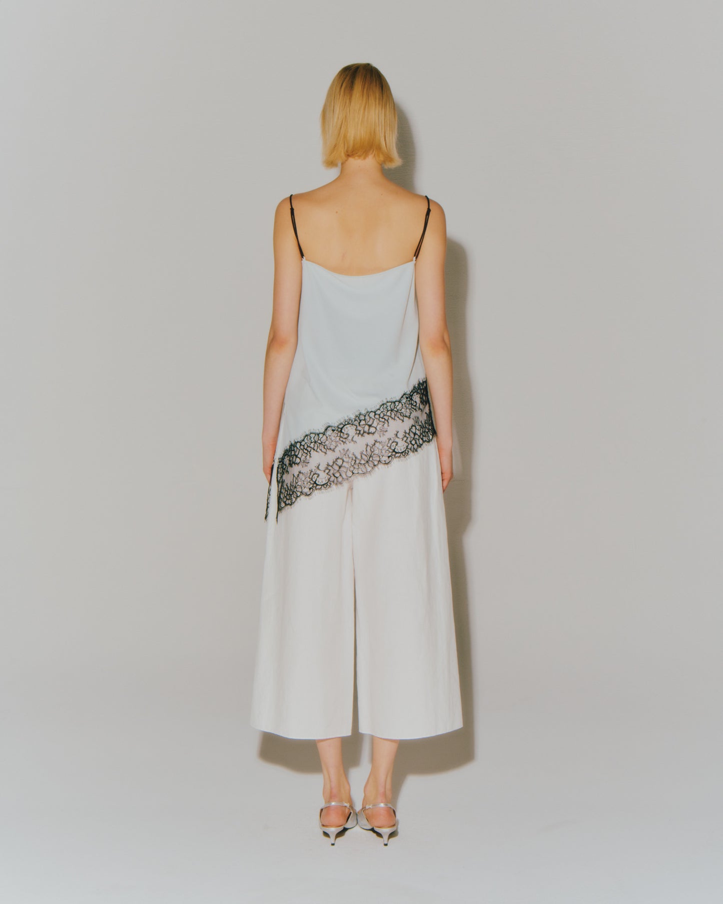 TRICOT WITH LACE CAMI