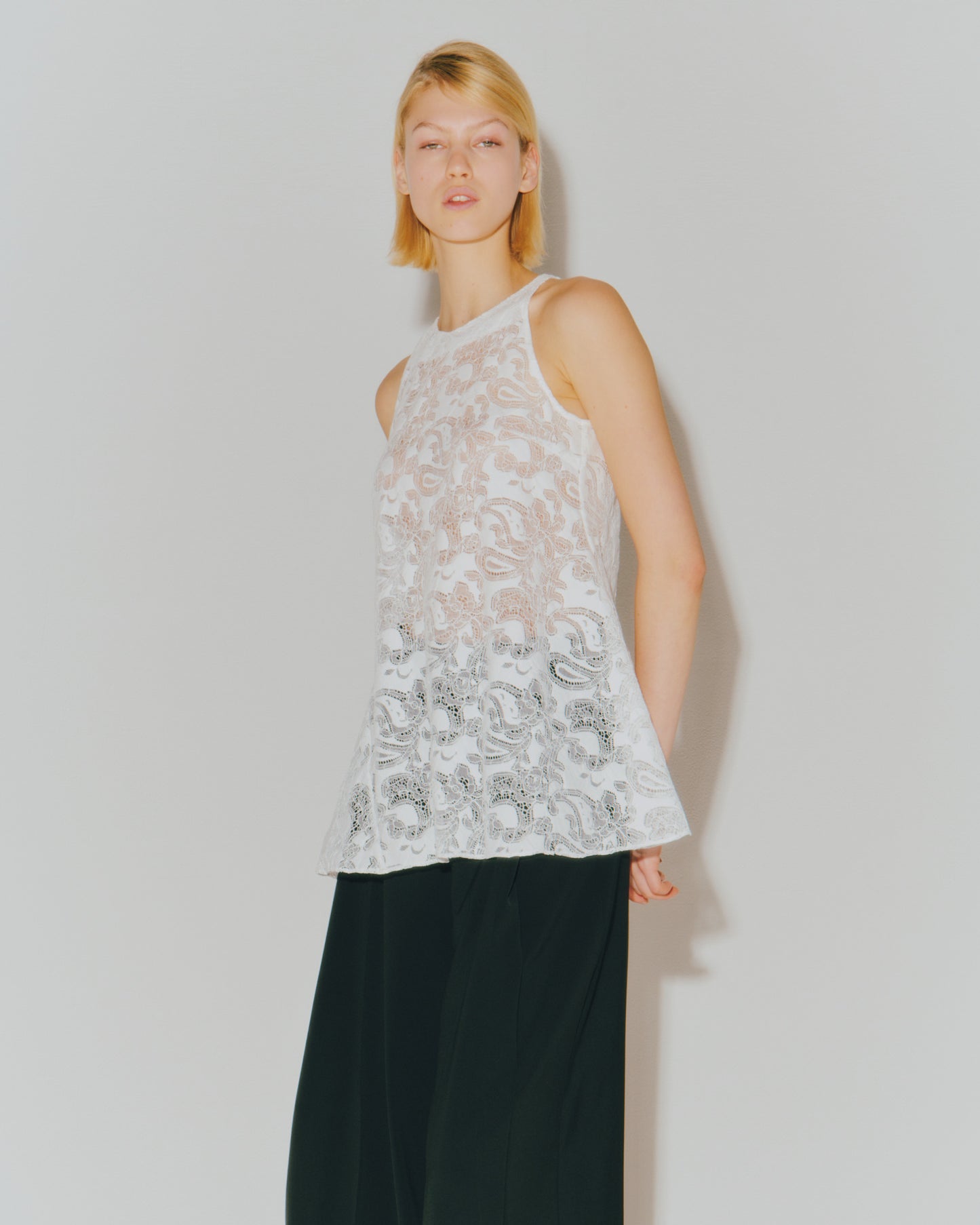 PAISLEY LACE BIAS TOPS