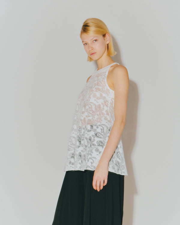 PAISLEY LACE BIAS TOPS