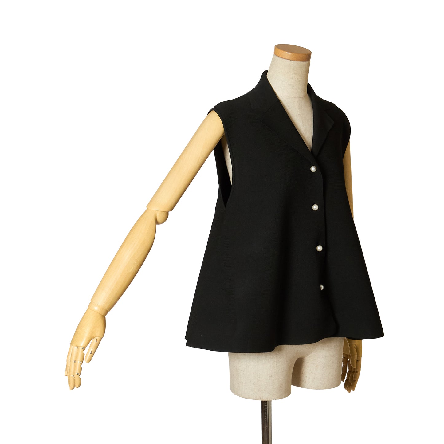 H/MILANORIB PEARL/B GILET