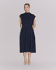 RAYON TIERED VOLUME DRESS