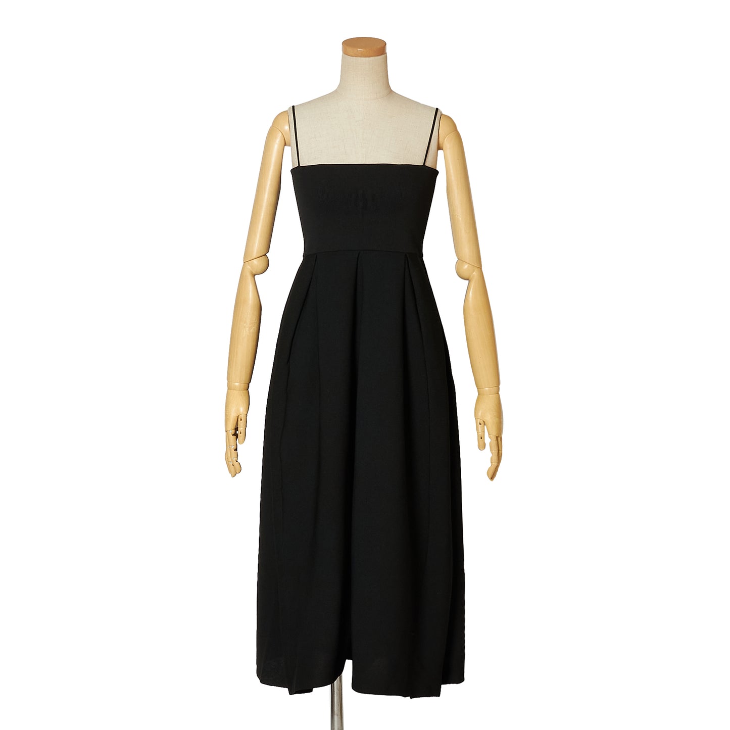 AIR YARN GARTER BARE DRESS
