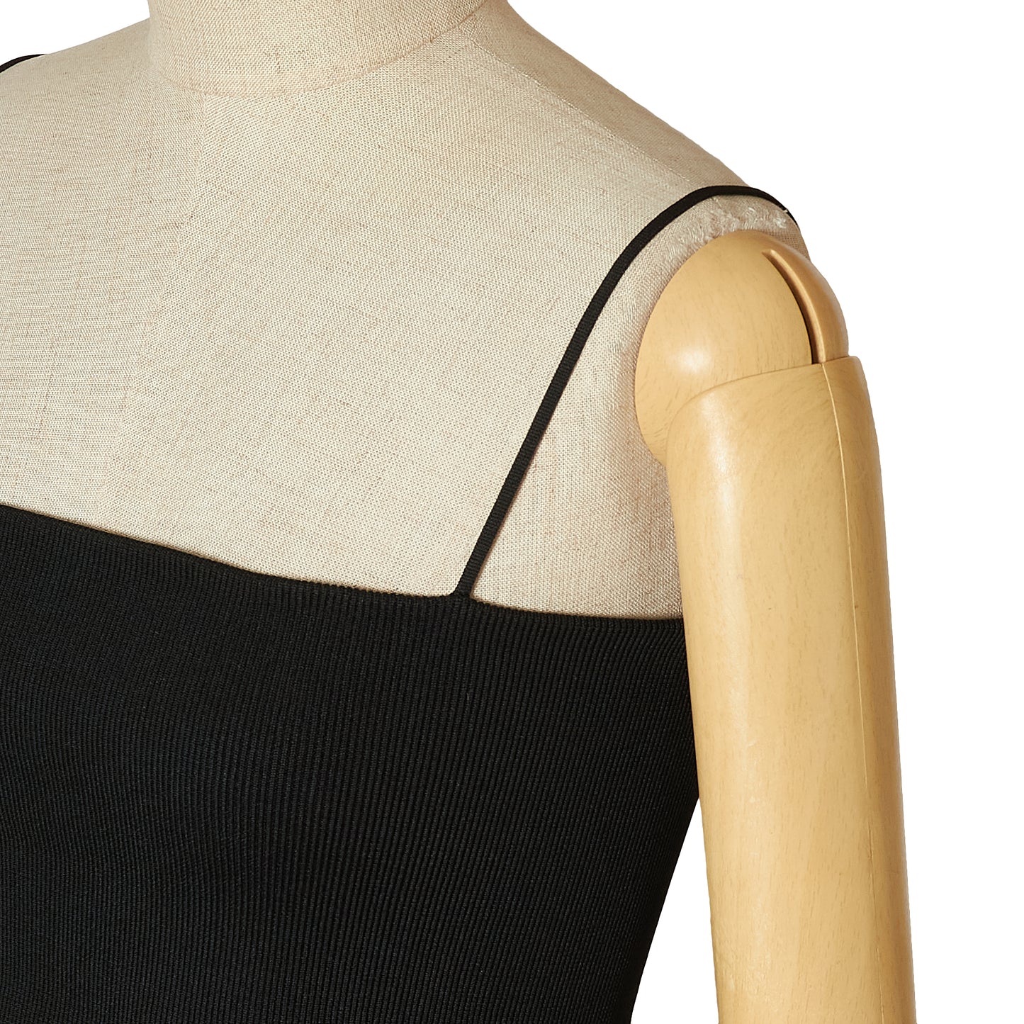 AIR YARN GARTER BARE DRESS
