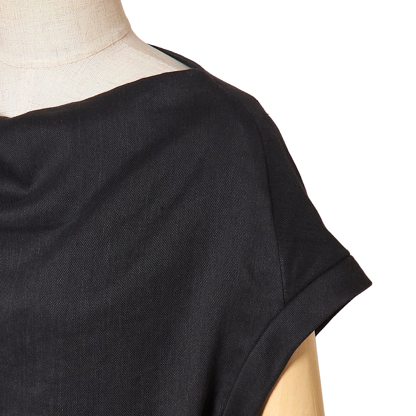 ST DENIM DRAPE/N TOPS