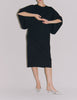 WING/SLEEVE CREW DRESS