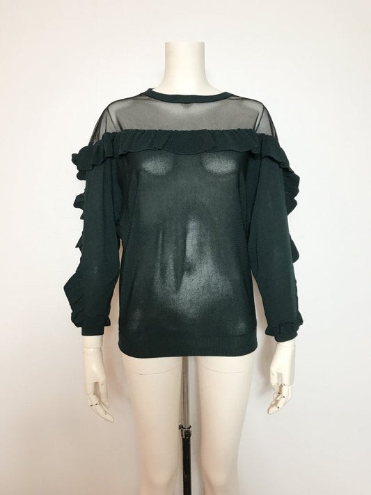 RAYON FRILL THROUGHT TOPS