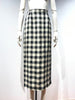 【LAST ONE】GINGHAM CHECK BACK/BUTTON SKIRT