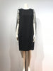 GEORGETTE CROSS LACE SHAWL DRESS