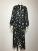 【LAST ONE】LEAF-PRINT STAND/C DRAPE DRESS