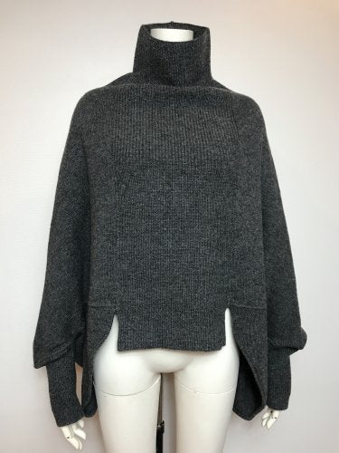 WOOL BOTTOLE/N PONCHO