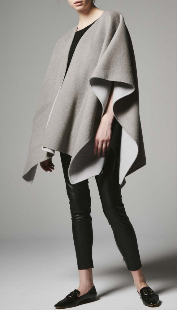 CHARME WOOL REV STOLE COAT