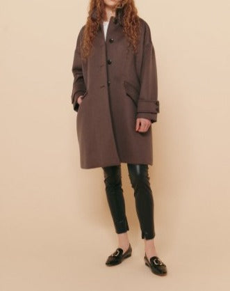 BEAVER OVERSIZED HALF COAT