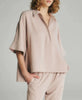 MAT SATIN SKIPPER TOPS