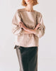 H/SATIN TUCKING TOPS