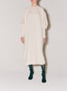 MAT SATIN F/F SMOCKING DRESS